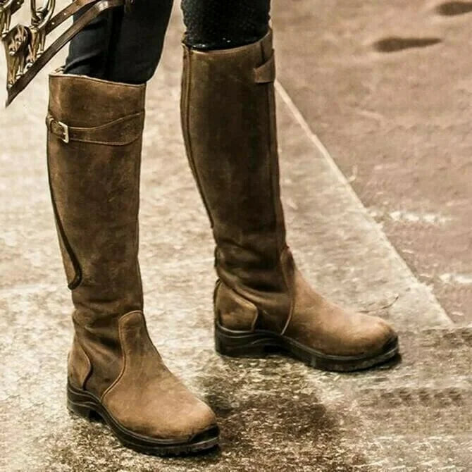 Bottes de Randonnée Hautes en Cuir pour Femmes Outdoor 3