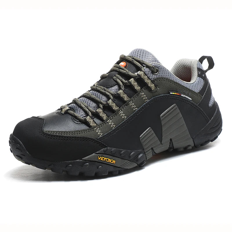 Bottes de Trekking pour Hommes Cuir Imperméable Antidérapantes 11