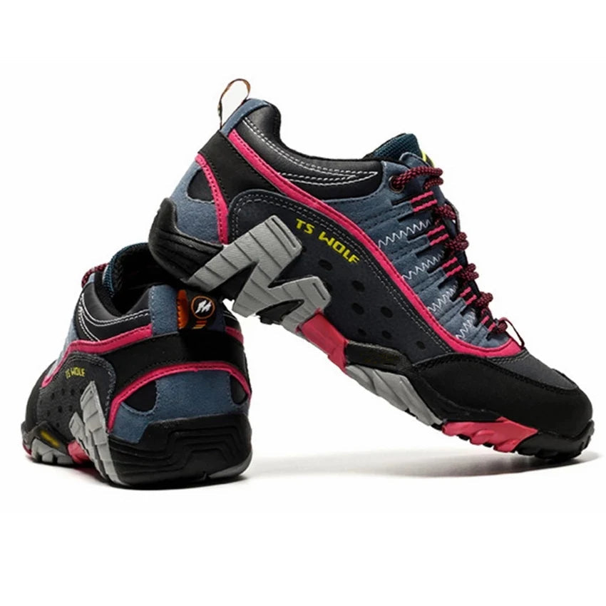 Bottes de Trekking pour Hommes Cuir Imperméable Antidérapantes 3