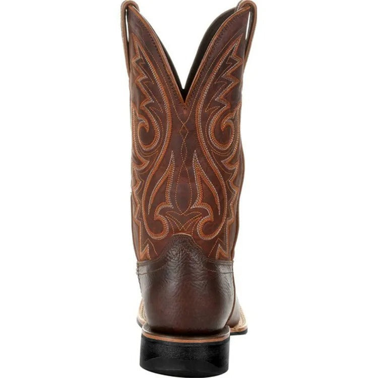 Bottes de cowboy en similicuir pour hommes 5