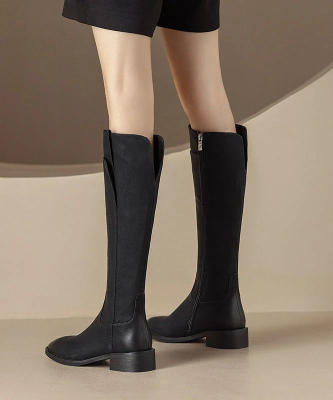 Bottes hautes pour femme style classique 4