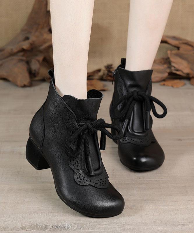Bottes pour Femme à Lacets et Fermeture Éclair 0