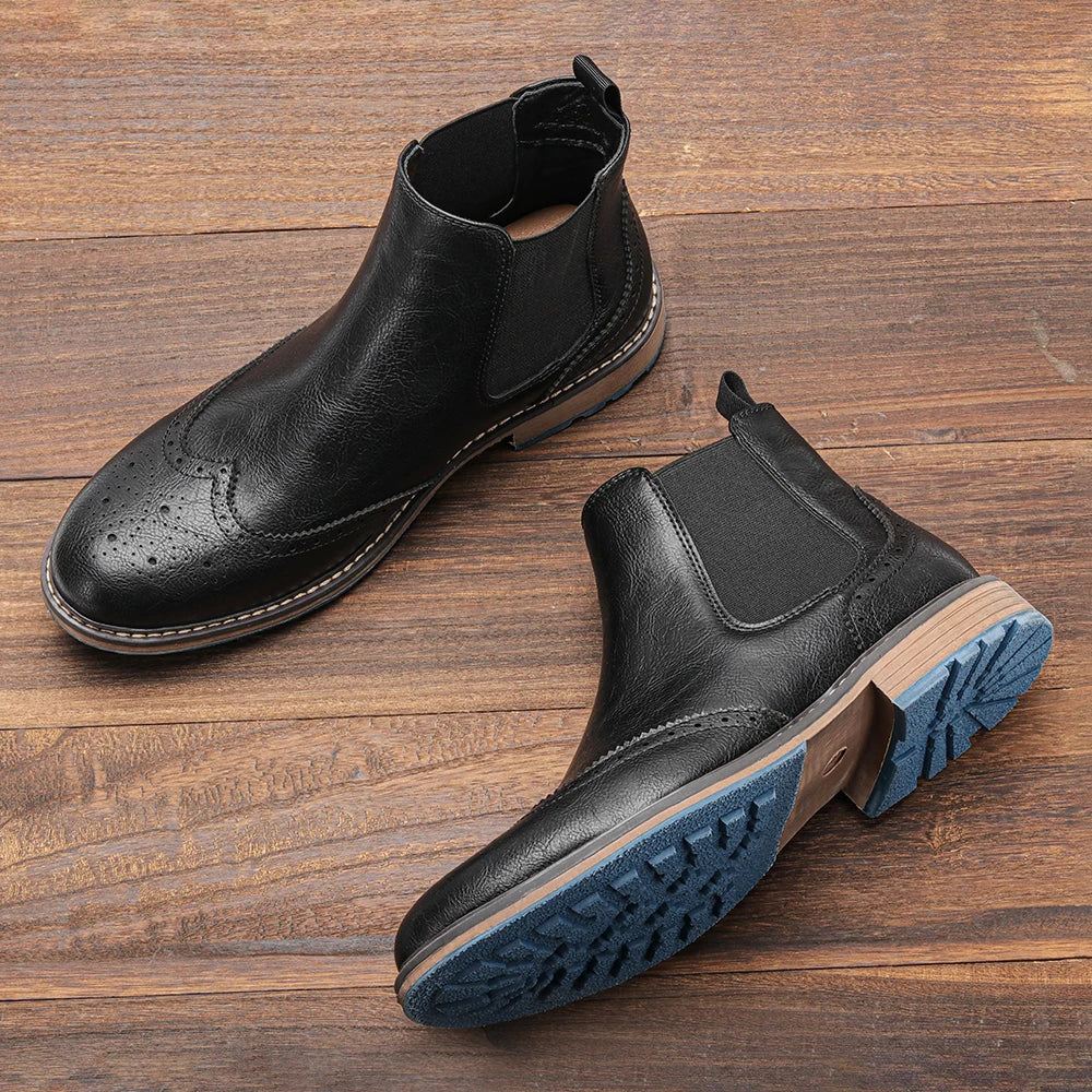 Bottines Chelsea Classiques pour Hommes 1