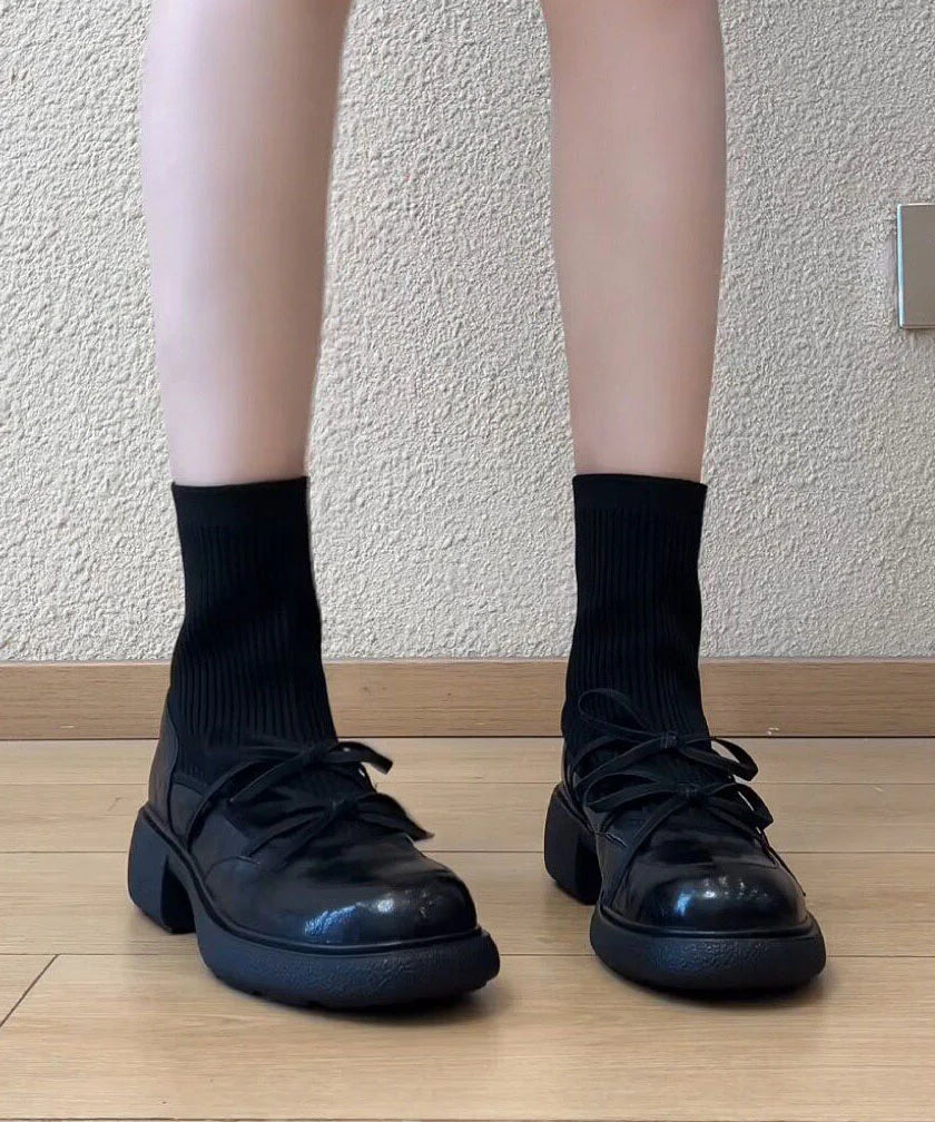Bottines Femme Style Patchwork 4