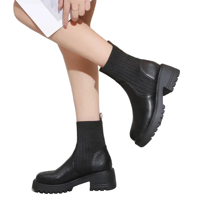 Bottines Femme à Talon Plateforme 0