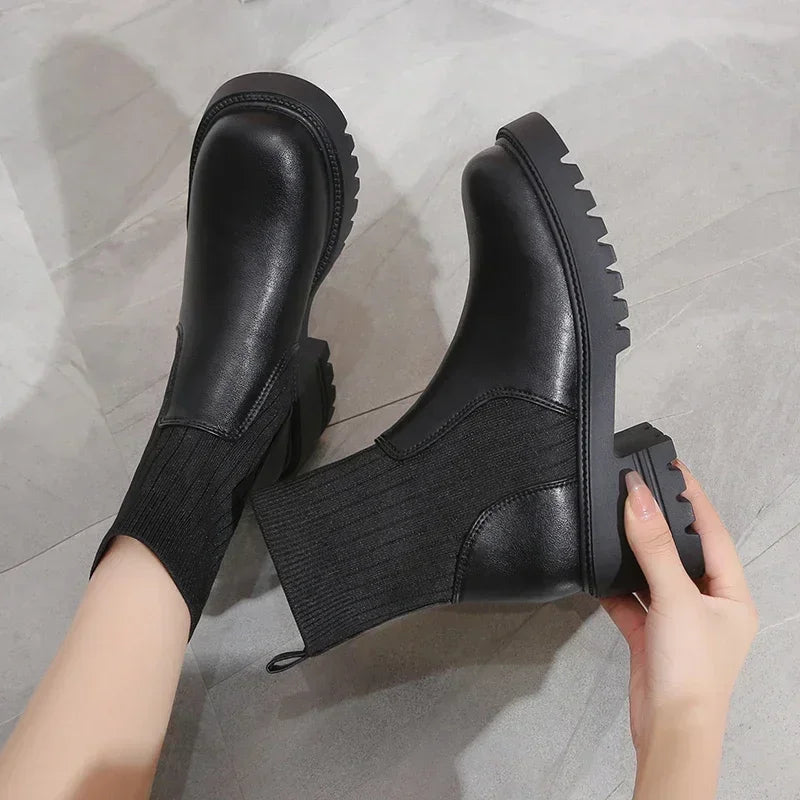 Bottines Femme à Talon Plateforme 2