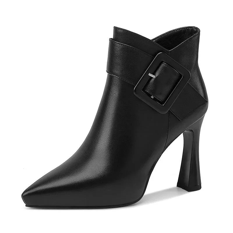 Bottines Femme à Talons Hauts avec Boucle 5