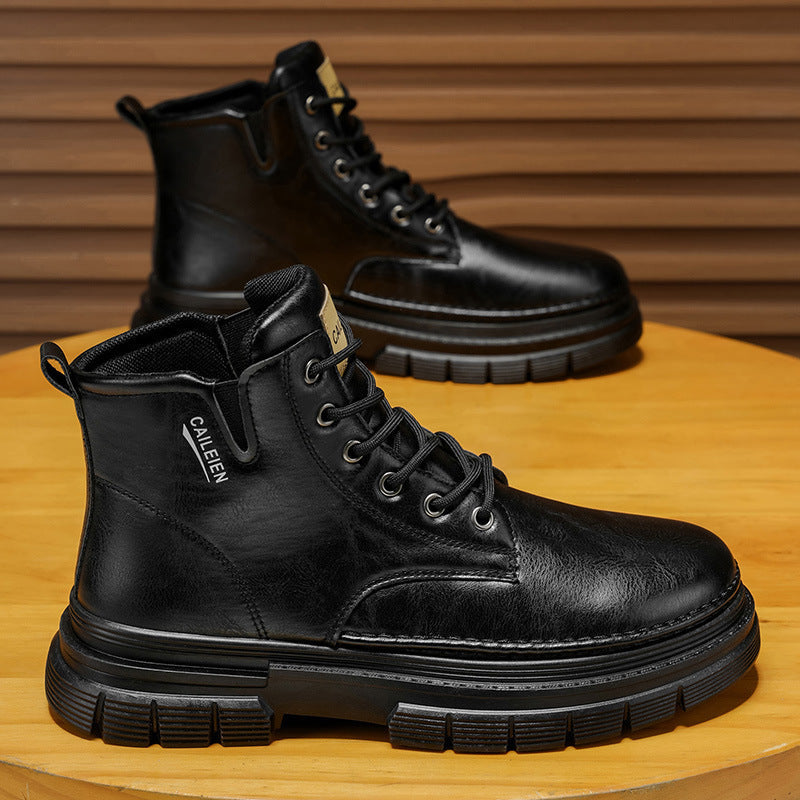Bottines Homme Réglables en Hauteur Style Pratique Antidérapantes 1