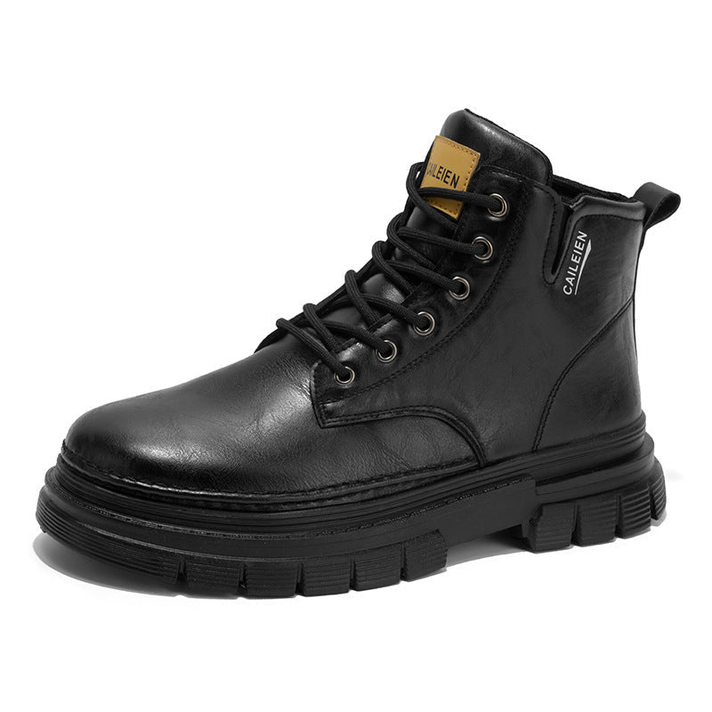 Bottines Homme Réglables en Hauteur Style Pratique Antidérapantes 5