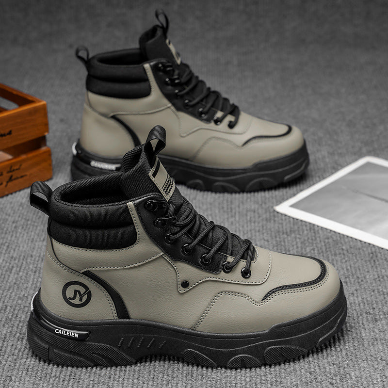Bottines Homme à Tige Haute Modernes avec Semelle Antidérapante 2