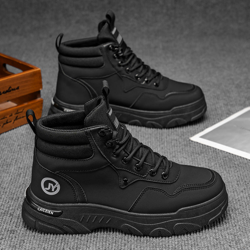 Bottines Homme à Tige Haute Modernes avec Semelle Antidérapante 3
