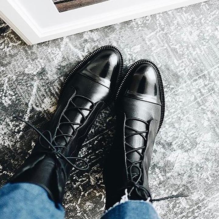 Bottines à Lacets pour Femmes 6