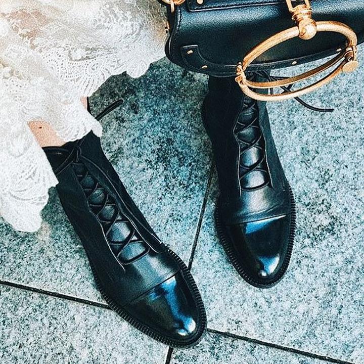 Bottines à Lacets pour Femmes 7