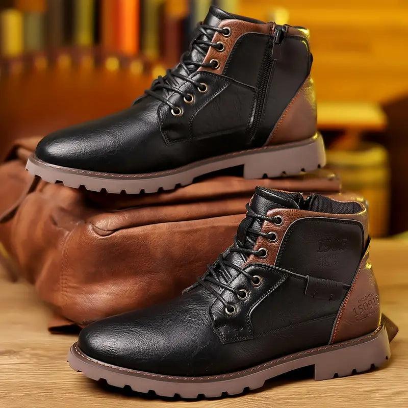 Bottines pour Homme avec Fermeture Éclair Latérale 1