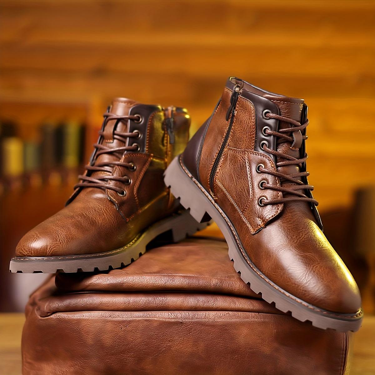 Bottines pour Homme avec Fermeture Éclair Latérale 4