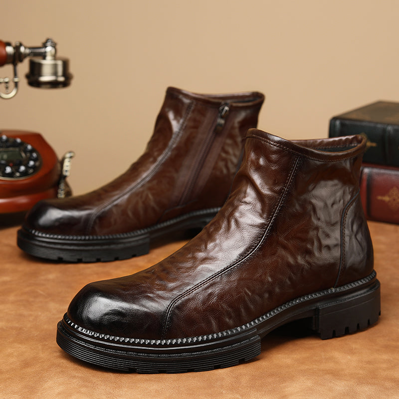 Bottines pour Hommes à Semelle Épaisse 0