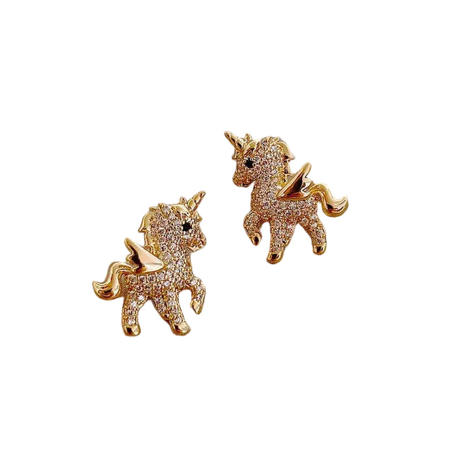 Boucles D'Oreilles Femme Licorne Design Unique Éclat Captivant 0
