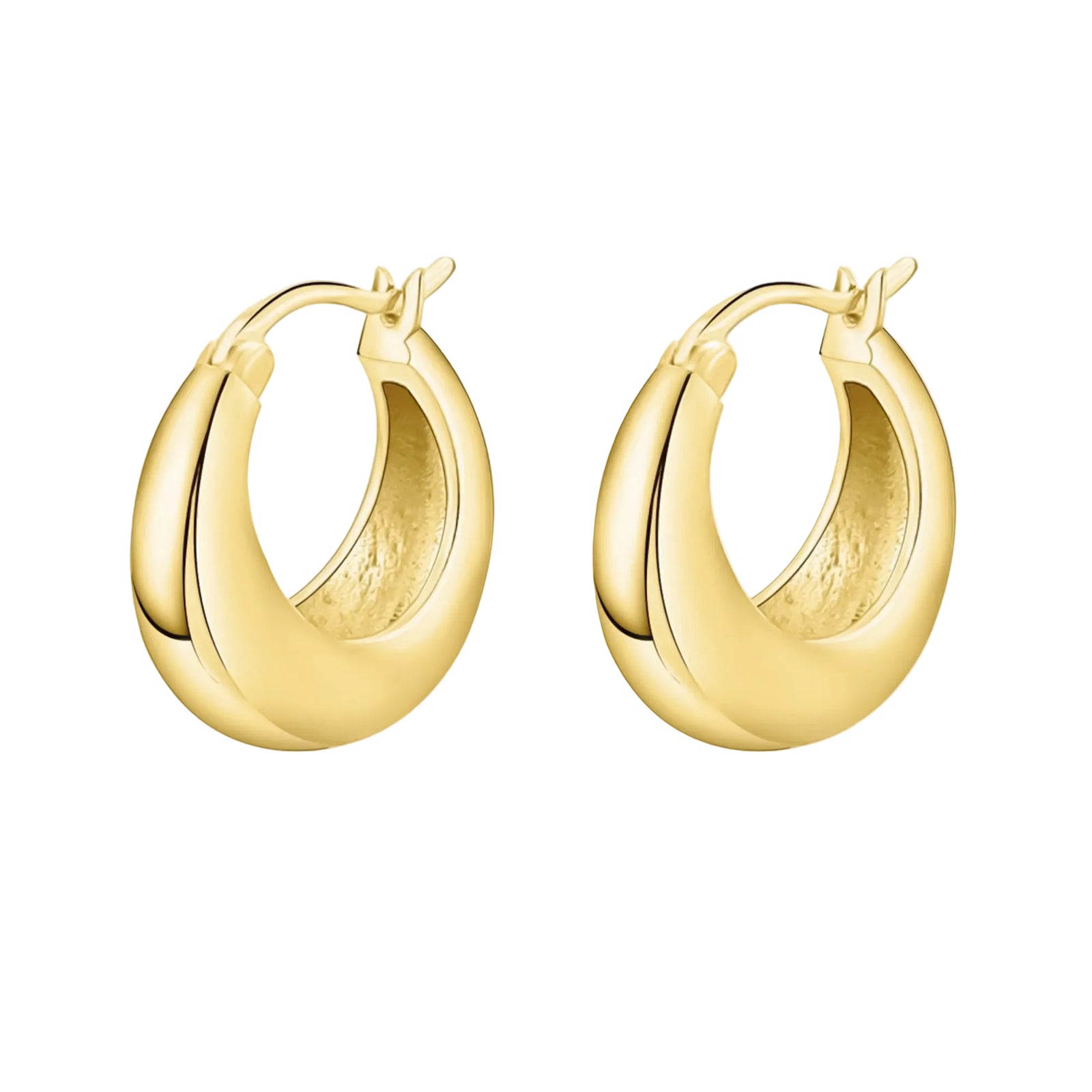 Boucles d'oreilles Créoles Femme Intemporelles Style Médiéval 0