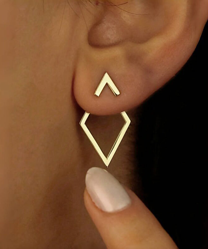Boucles d'oreilles créoles pour femme à double couche 1