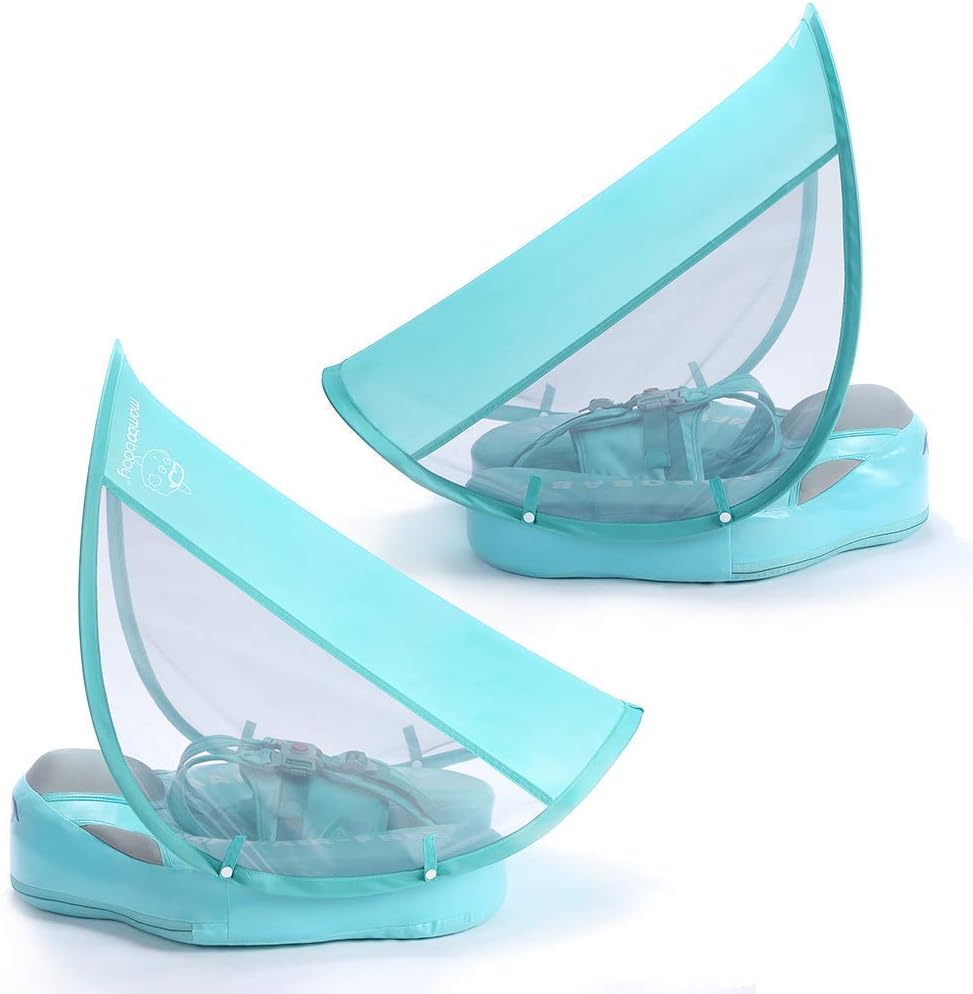 Bouée d'apprentissage de la natation pour bébé, protection à 360°, réglable, en plastique sûr pour les enfants de 3 à 24 mois 0