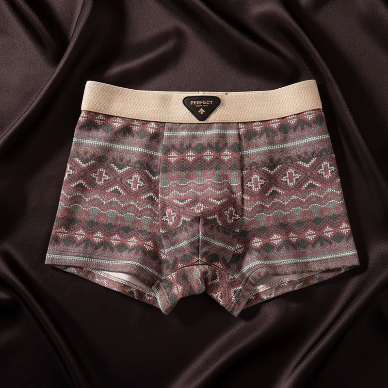 Boxers pour hommes à motifs géométriques 5