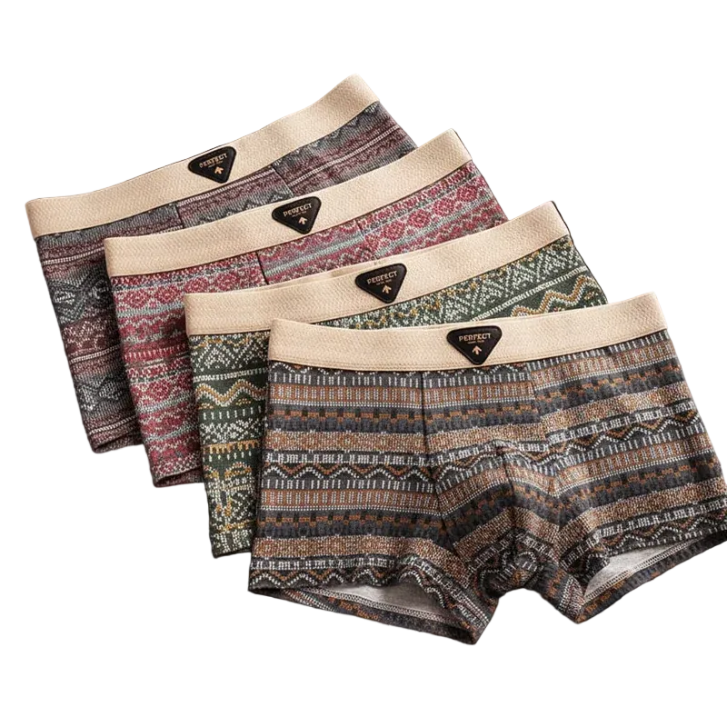 Boxers pour hommes à motifs géométriques 7