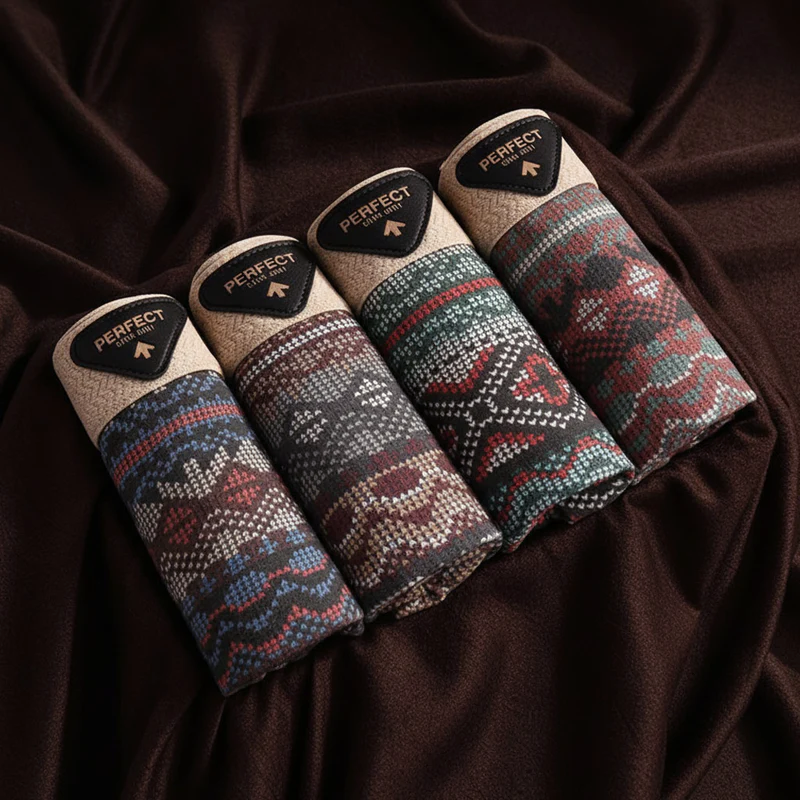 Boxers pour hommes à motifs géométriques 8