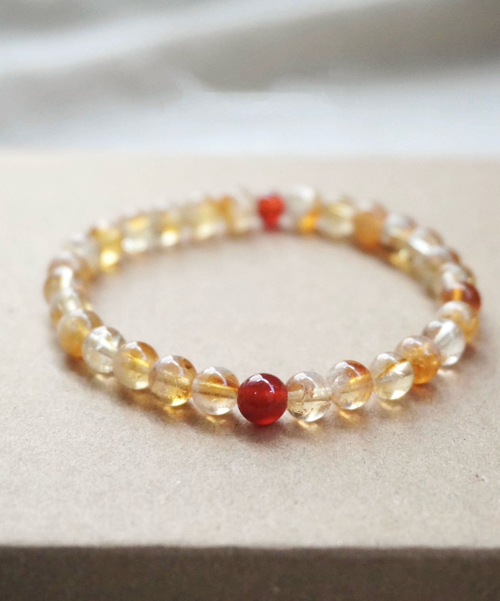 Bracelet Femme Style Chinois Cristal Jaune 0