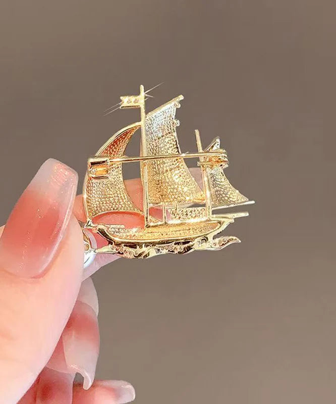 Broche Femme Tendance Voile Élégant pour Vêtement 0