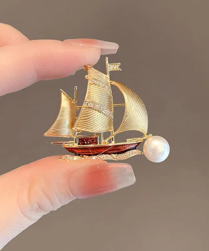 Broche Femme Tendance Voile Élégant pour Vêtement 1