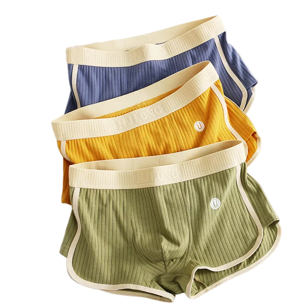 Caleçon Homme Ajusté avec Bordure Contrastée 0