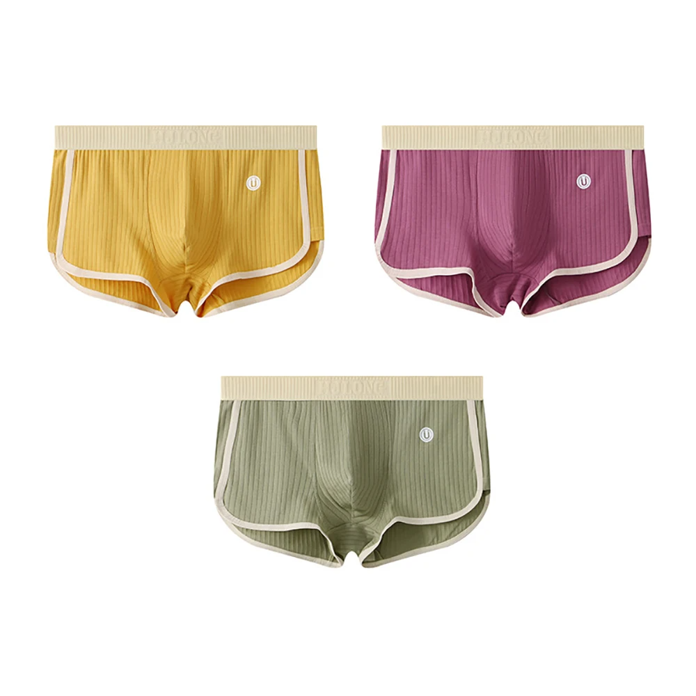 Caleçon Homme Ajusté avec Bordure Contrastée 2