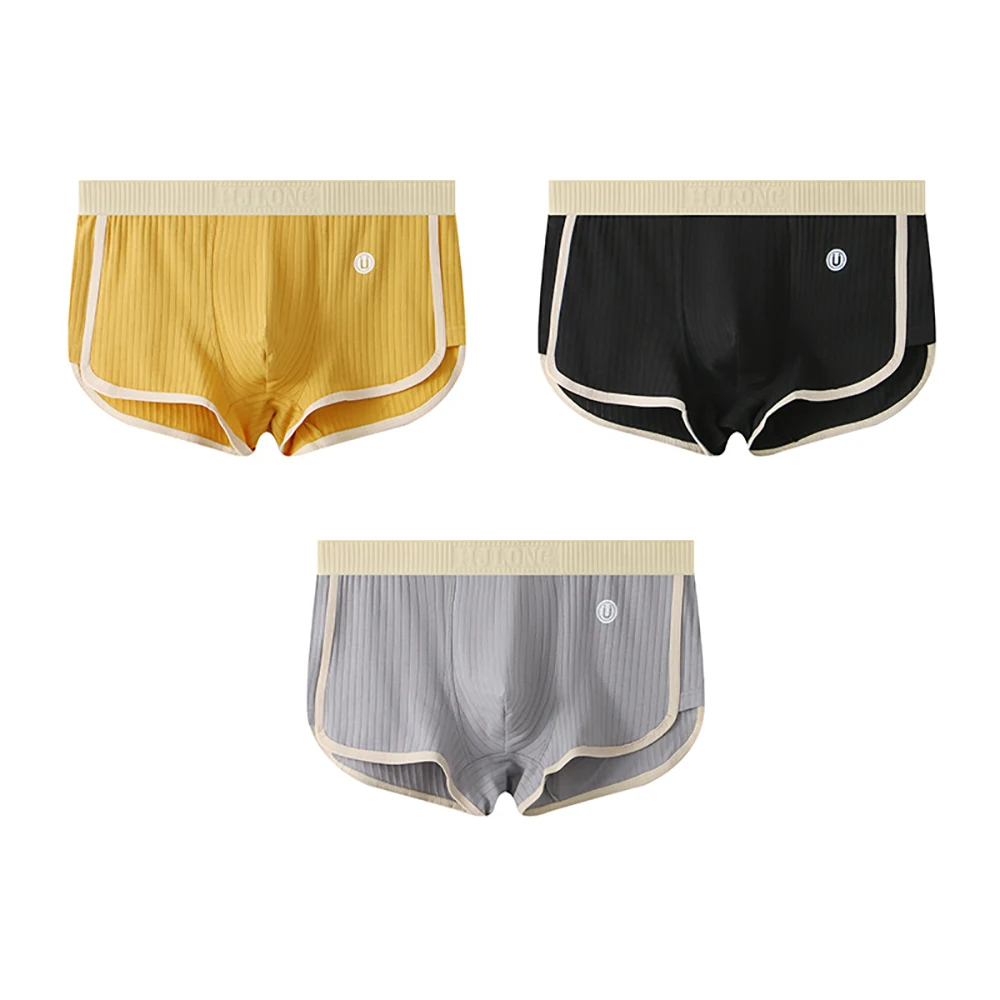 Caleçon Homme Ajusté avec Bordure Contrastée 3