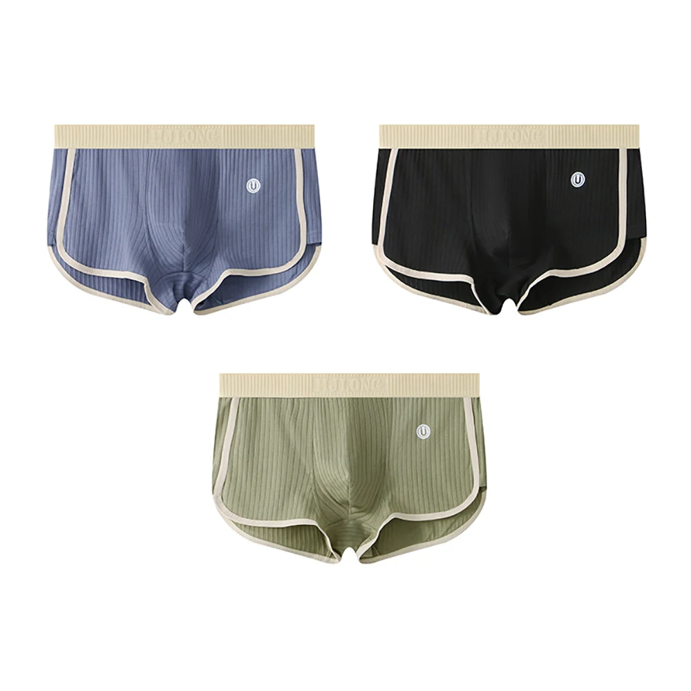 Caleçon Homme Ajusté avec Bordure Contrastée 4
