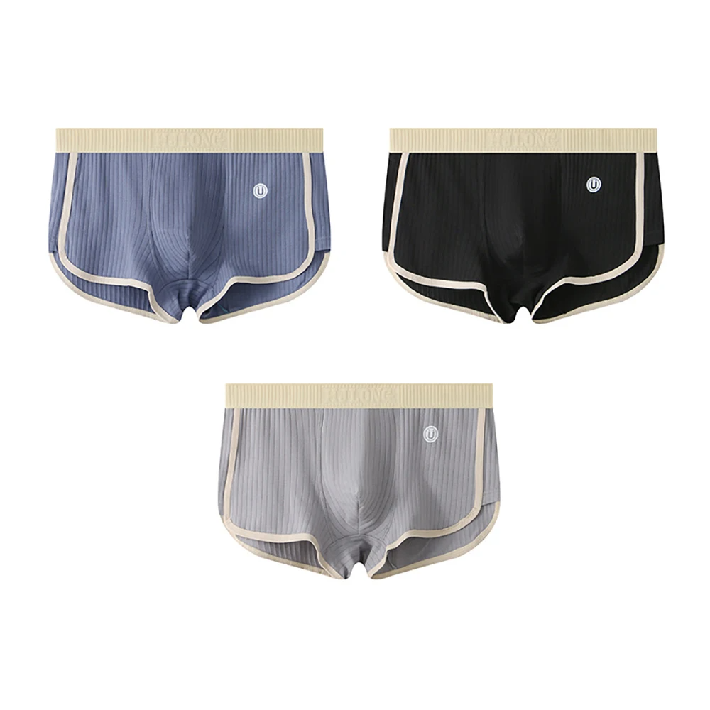 Caleçon Homme Ajusté avec Bordure Contrastée 5