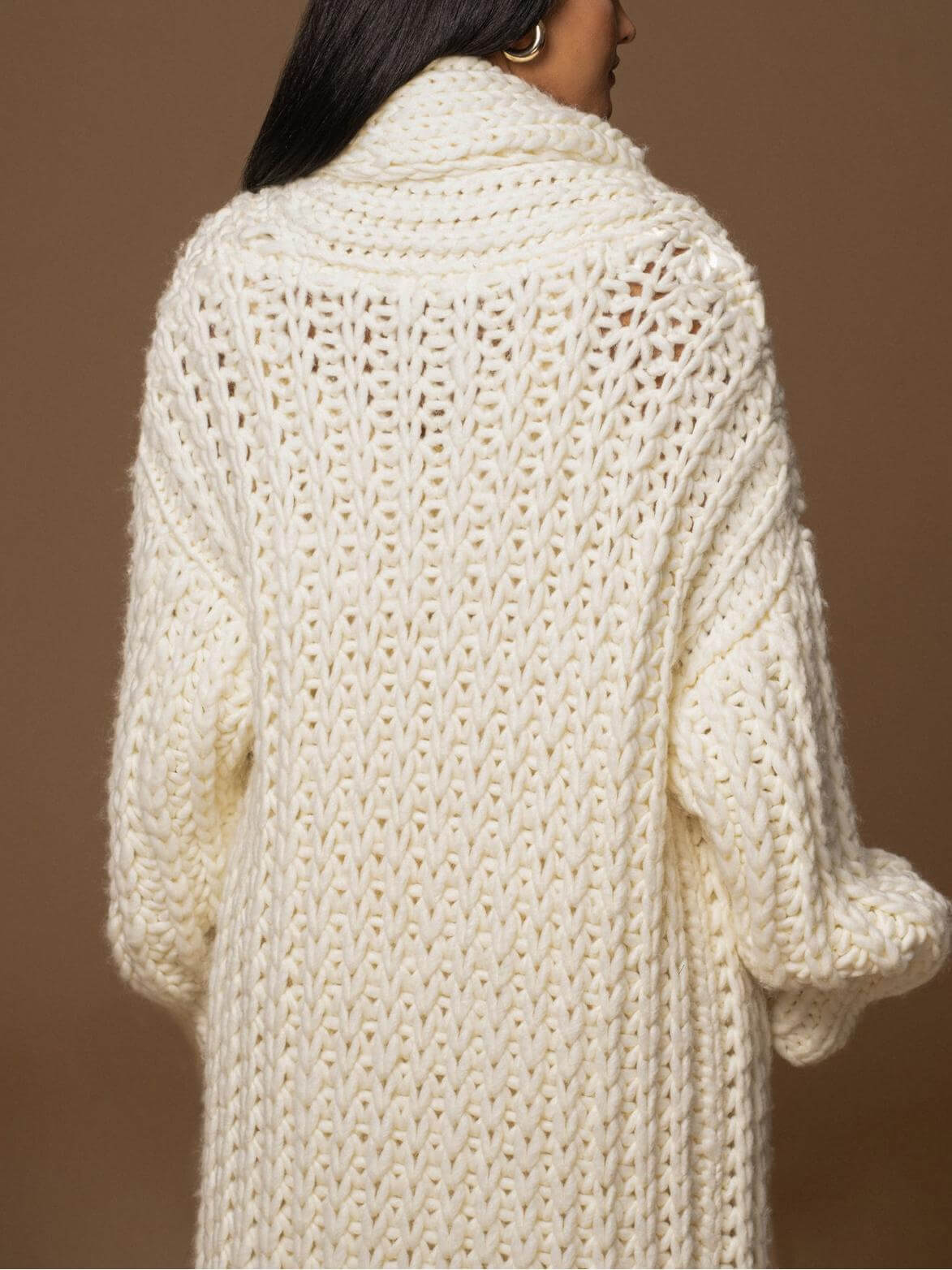 Cardigan Femme Col Châle Chic avec Manches Cloche 7