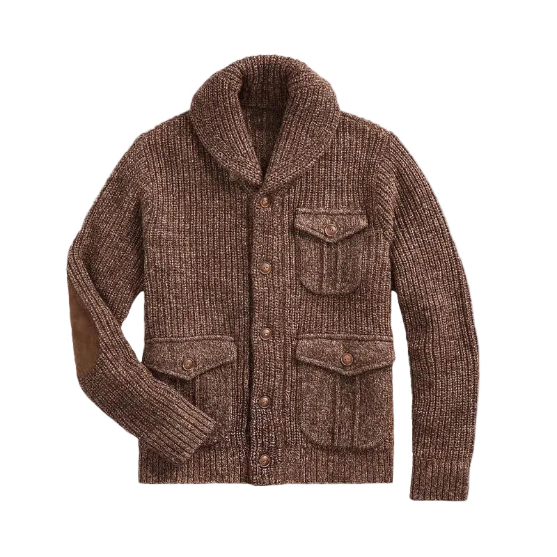 Cardigan Femme Vintage Chic avec Fermeture à Bouton 0