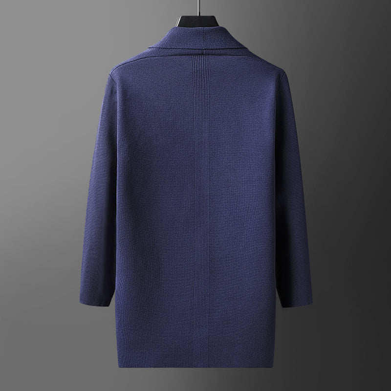 Cardigan Homme Col Châle Ouvert 6