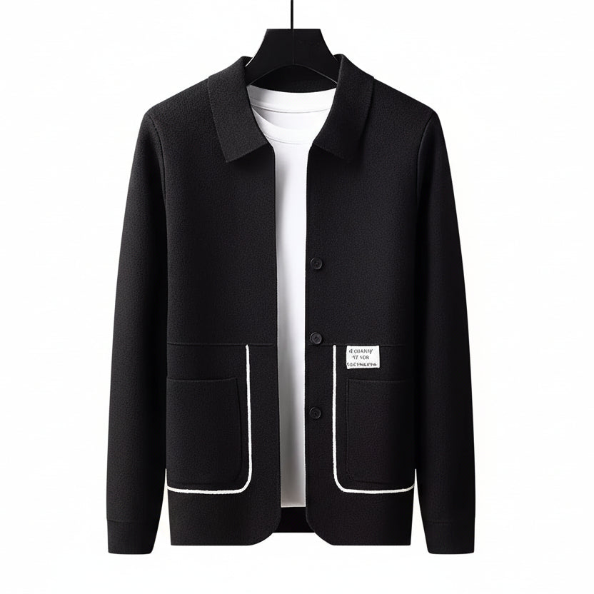 Cardigan Homme Tricoté Polyvalent Moderne 0