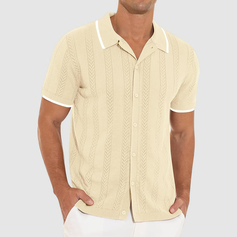 Cardigan d'été pour hommes au style vintage 1