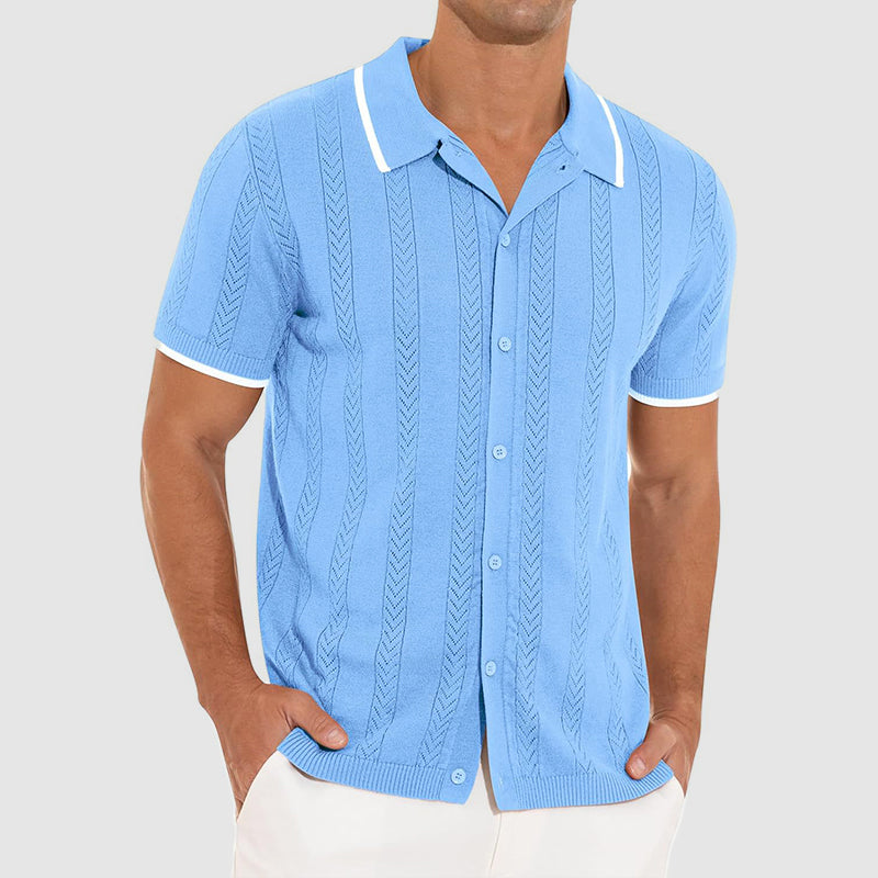 Cardigan d'été pour hommes au style vintage 3