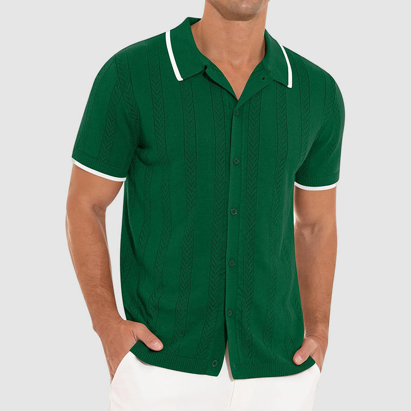 Cardigan d'été pour hommes au style vintage 4