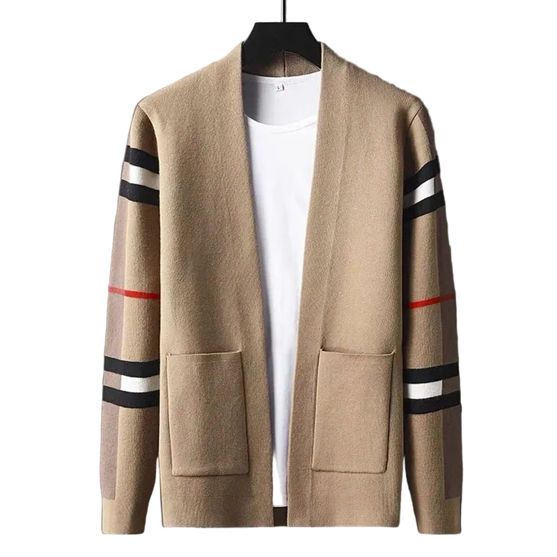 Cardigan pour Femmes à Rayures Audacieuses 0