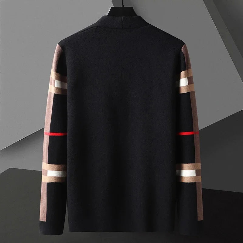 Cardigan pour Femmes à Rayures Audacieuses 4
