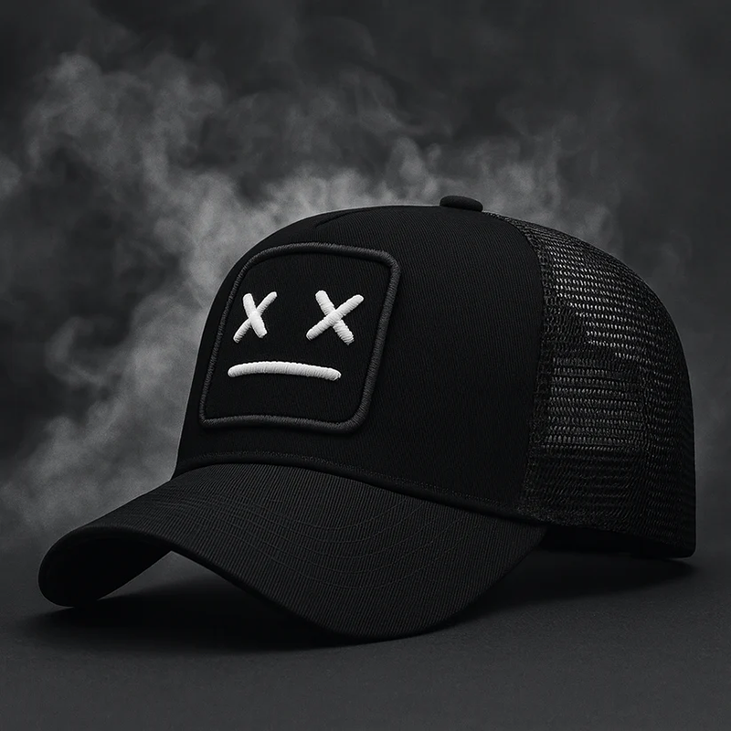 Casquette Homme Camionneur avec Patch Brodé Style Urbain 1