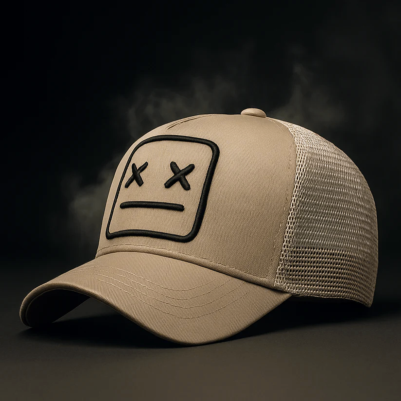 Casquette Homme Camionneur avec Patch Brodé Style Urbain 2