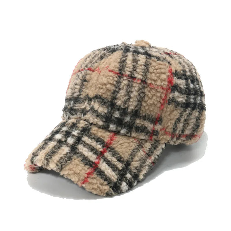 Casquette Pour Hommes Style Bûcheron À Motif À Carreaux 0
