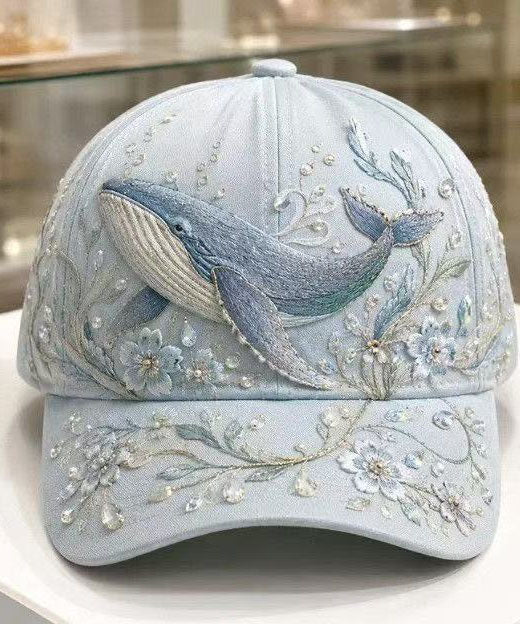 Casquette de baseball homme style imprimé 3D dauphin 3