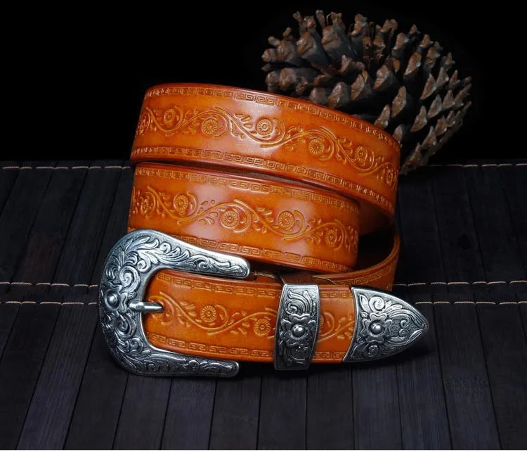 Ceinture Western à Boucle en Acier 7