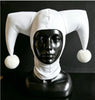 Chapeau de Cosplay Bouffon pour Femme Bicolore Noir et Rouge 10